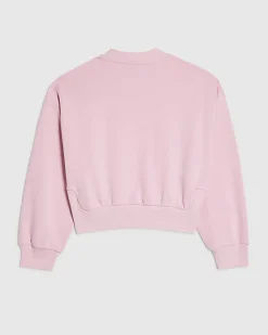 Girls Pink Brooklyn Zip Through Sweatshirt