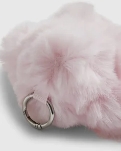 Girls Pink Bunny Bag Charm