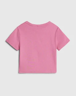 Girls Pink Embellished T-Shirt