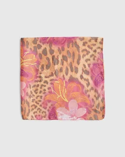 Girls Pink Leopard Lily Bandana
