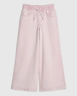 Girls Pink Loose Fit Jeans