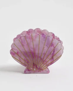 Girls Pink Mermaid Claw Hair Clip