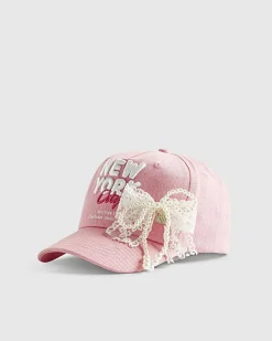 Girls Pink New York Cap