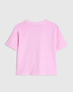 Girls Pink Oversized Six Seven T-Shirt