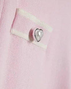 Girls Pink Polo Waistcoat Set