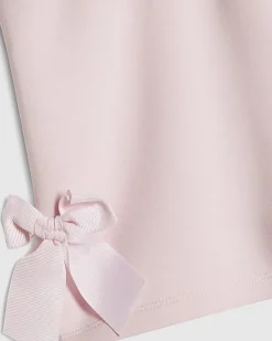 Girls Pink Premium Bow Shorts