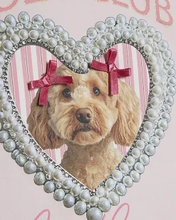 Girls Pink Puppy Pyjamas Set