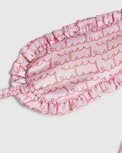 Girls Pink RI Script Monogram Pyjamas Set