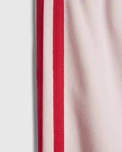 Girls Pink Side Stripe Joggers