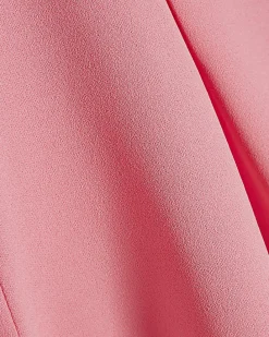 Girls Pink Textured Bow Shorts