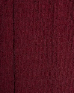 Girls Red Ruched Textured T-Shirt Set