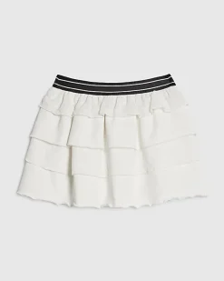 Girls White Rara Skirt