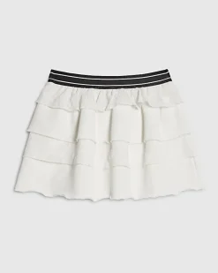 Girls White Rara Skirt