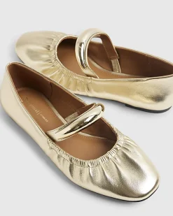 Gold Bangle Ballet Shoes