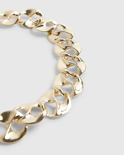 Gold Chain Link Necklace