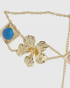 Gold Del Maar Chain Charm Belt