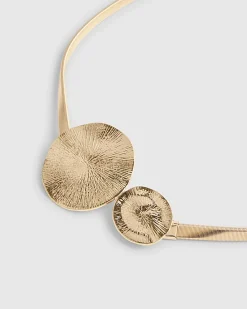 Gold Double Circle Chain Belt