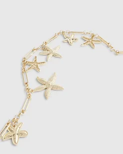 Gold Starfish Chain Belt