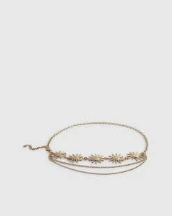 Gold Sun Chain Belt
