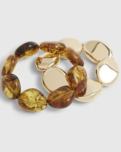 Gold Tort Stretch Bracelet Pack