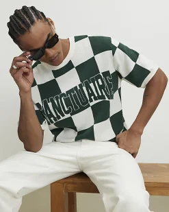 Green Checkerboard Sanctuaire T-Shirt