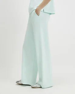 Green Premium Wide Leg Joggers