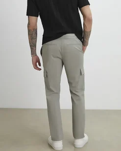Green Skinny Fit Cargo Trousers