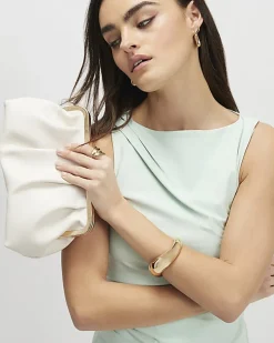 Green Sleeveless Slash Neck Top