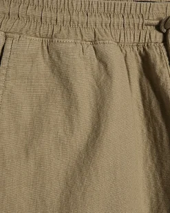 Green Slim Fit Stretch Textured Joggers