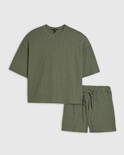 Green T-Shirt and Shorts Set
