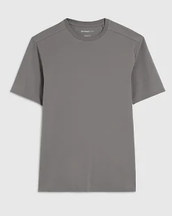 Grey Essential Muscle Fit Stretch T-shirt