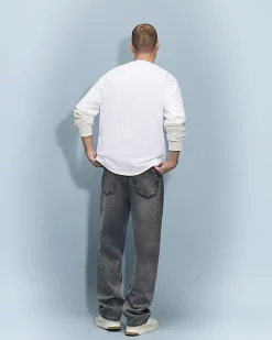 Grey Loose Fit Jeans