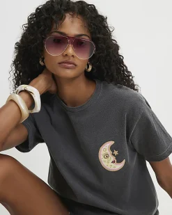Grey Mystical Boyfriend Fit T-Shirt