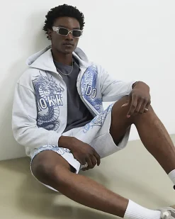Grey Oversized Fit Hokkaido Hoodie