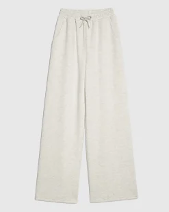 Grey Premium Drawstring Wide Leg Joggers