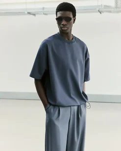 Grey RI Studio Oversized Blocked T-Shirt