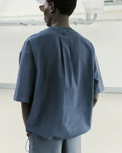 Grey RI Studio Oversized Blocked T-Shirt