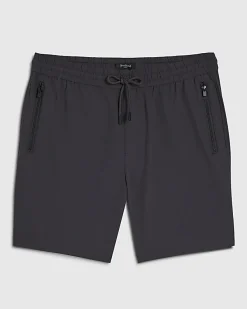 Grey Skinny Fit Stretch Shorts
