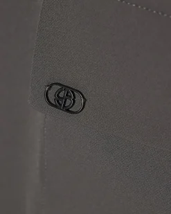 Grey Skinny Stretch Smart Cargo Trousers