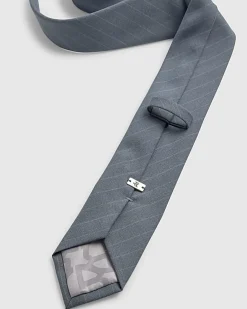 Grey Stripe Tie