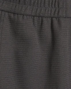 Grey Textured Slim Fit Trousers