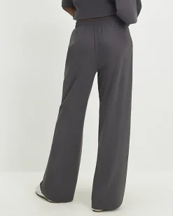 Grey Wide Leg Joggers