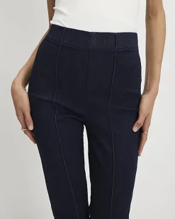 Indigo Pull-On Sculpt Bootcut Jeans