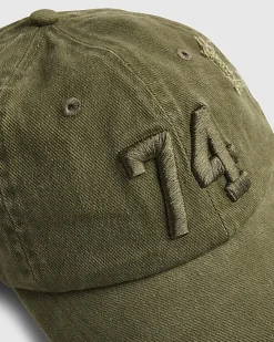 Khaki 74 Distressed Cap