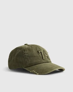 Khaki 74 Distressed Cap