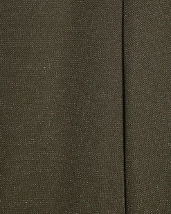 Khaki Glitter Wide Leg Trousers