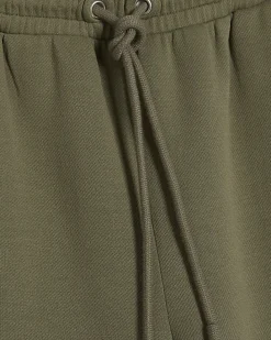 Khaki Premium Twill Wide Leg Joggers