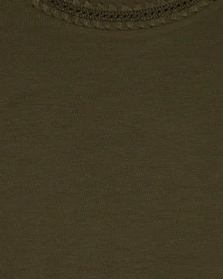 Khaki Premium Whipstitch T-Shirt