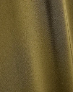 Khaki Satin Trousers