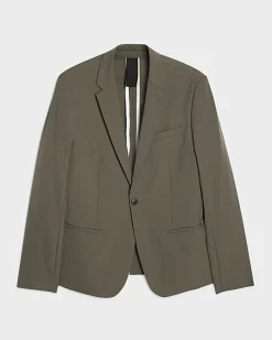 Khaki Skinny Fit Comfort Stretch Suit Jacket